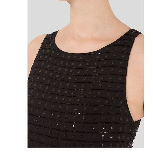 Alice + Olivia Sequin black Mini Dress size small - Picture 4 of 13